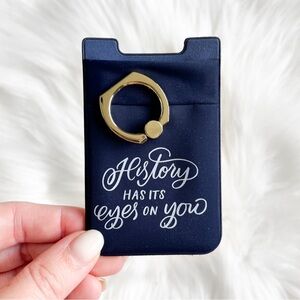 NEW Owlcrate Hamilton Phone Wallet Ring Holder History Has Its Eyes on You